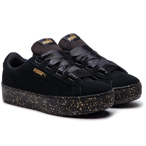 c Puma Vikky Platform Ribbon 366815 01 Puma Black Black