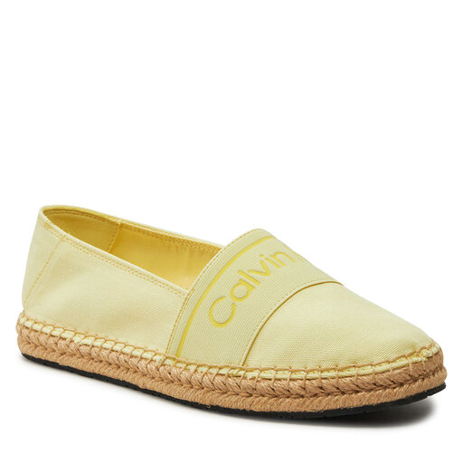 お歳暮ならオンライン Espadrille Klein Calvin Espadryle He Żółty HW0HW01918 フォーマル・ドレス・スーツ