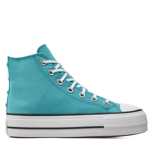 Converse turquesa altas top
