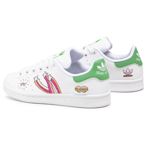 Batai adidas Stan Smith J FX5976 Ftwwht/Ftwwht/Vivgrn • Www.eavalyne.lt