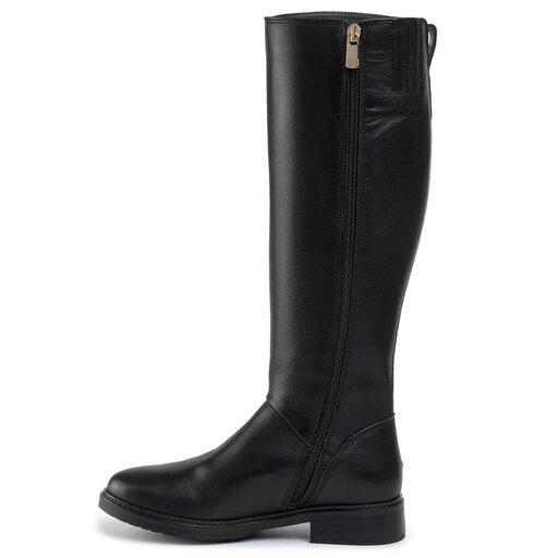 tommy hilfiger essential leather longboot