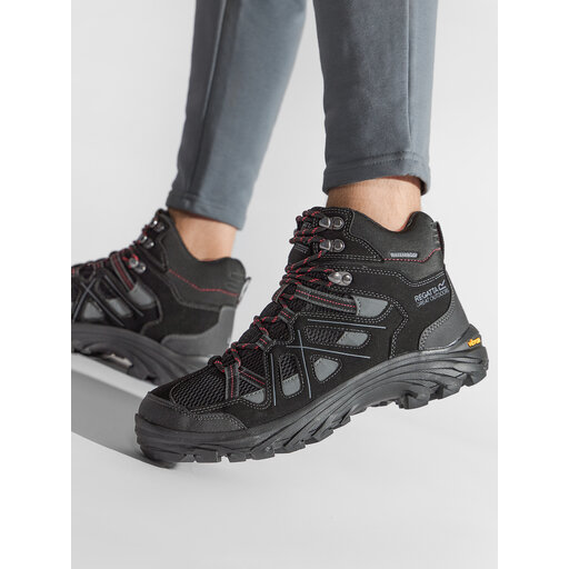 Trekkingschuhe Regatta Burrell II RMF551 Black Granite eschuhe