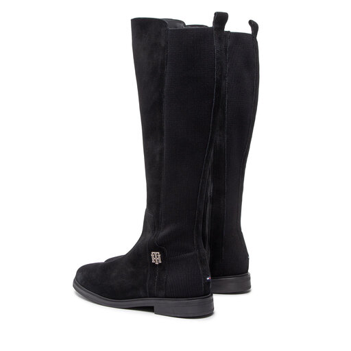 Hilfiger Boots Tommy Hilfiger Stiefel Schwarz Sale Leather Amazon