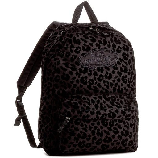 Vans realm backpack leopard deals black