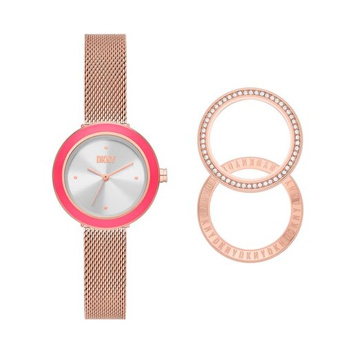 Dkny rose gold watch shop