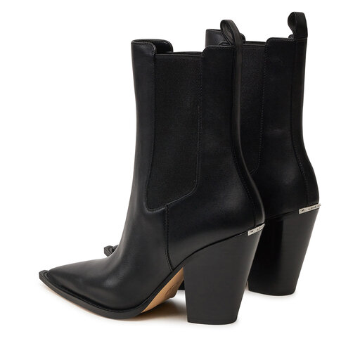 Santiags Michael Kors Leni Leather Boot 40T4LNHE5L Noir chaussures