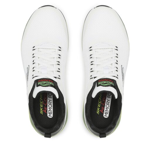 Sneakers Skechers Lomarc 232036/WBK Bianco