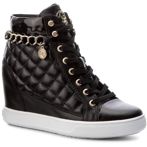 Zapatillas Guess Fur FLFUR3 LEA12 BLACK zapatos.es