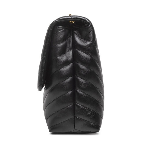 Torebka TORY BURCH - Kira Chevron Powder Coated Convertible Shoulder Bag  90857 Black 001 - Ceny i opinie 