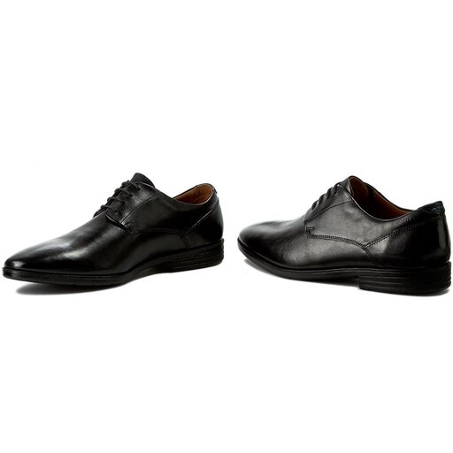 P buty Clarks Glenrise Walk 261077557 Black Leather eobuwie .pl