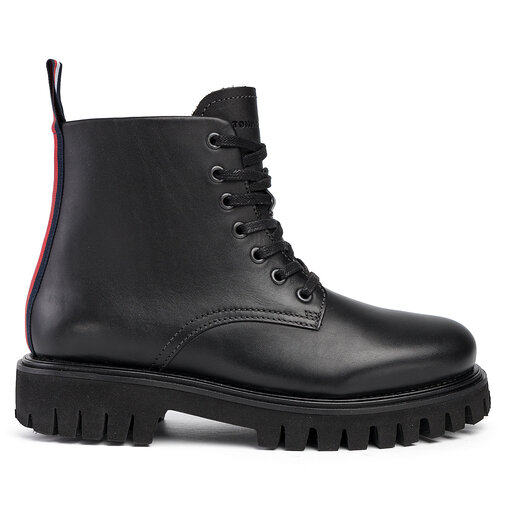 tommy hilfiger chunky dress boot