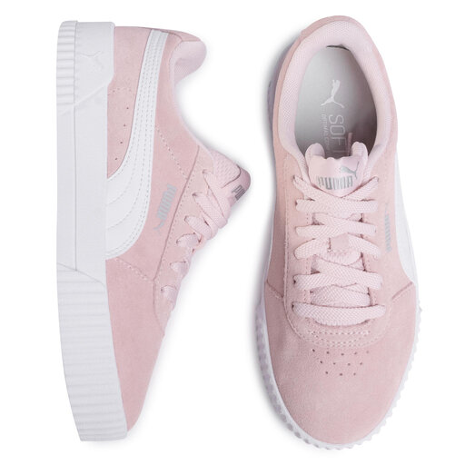 Laisvalaikio batai Puma Carina 369864 12 Rosewater/Puma White •  Www.eavalyne.lt