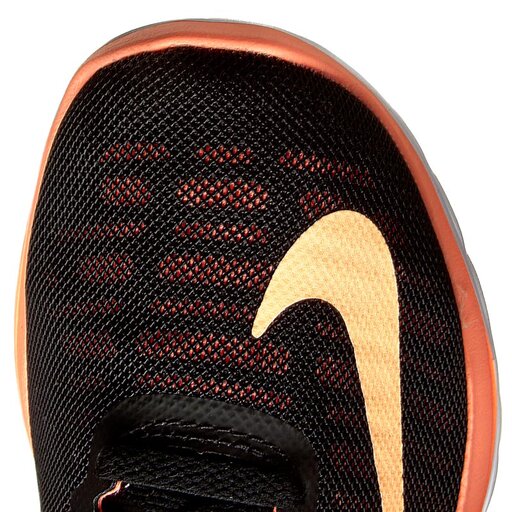 black and peach nikes