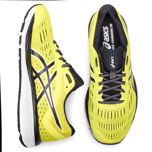 Zapatos Asics Gel Cumulus 20 1011A008 Lemon Spark Black 750