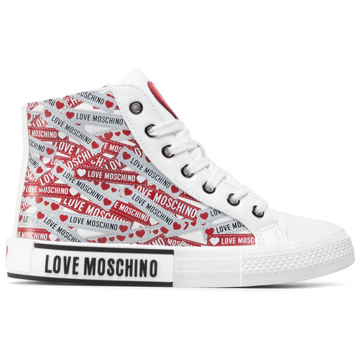 LOVE MOSCHINO moteriški juodi odiniai lakuoti laisvalaikio bateliai LOVE  MOSCHINO W.SNEAKERS | BRANDSALES.lt