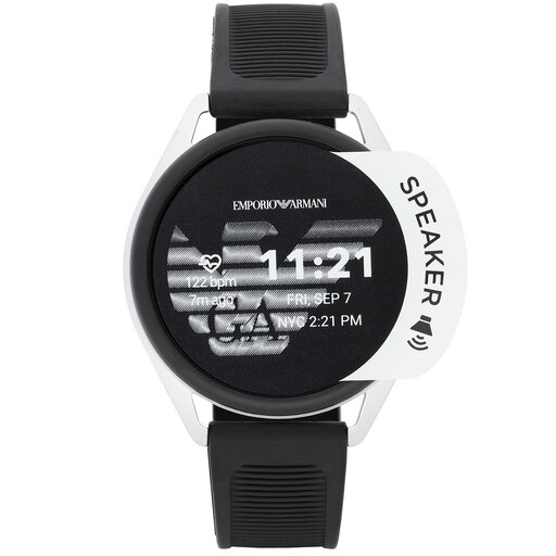 Išmanusis laikrodis Emporio Armani Matteo 2.0 ART5021 Black/Silver •  Www.eavalyne.lt