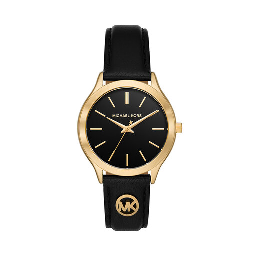 Black michael kors watch discount