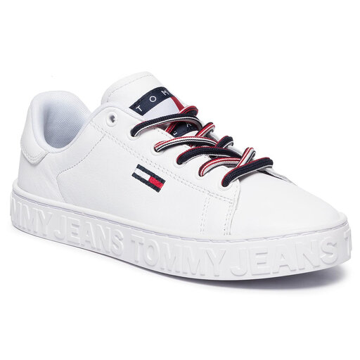 Cool tommy jeans top sneaker en0en00643 white ybs