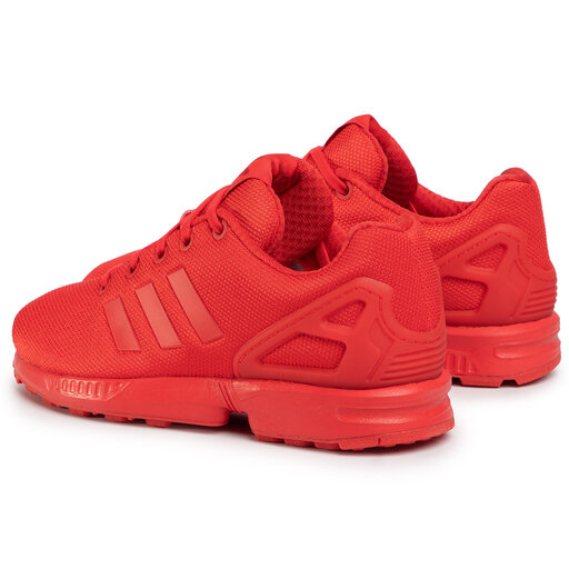 Full red clearance adidas zx flux