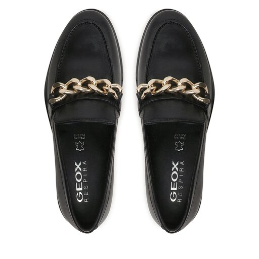 Loafers Geox Donna Brogue H D262UH 00043 C9999 Noir chaussures