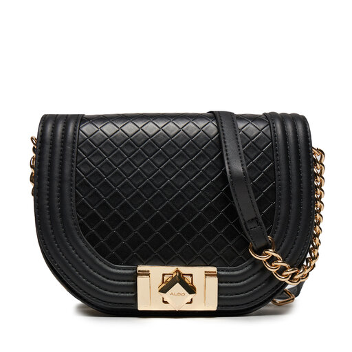 Handtasche Aldo Saddlebae 13762052 Schwarz