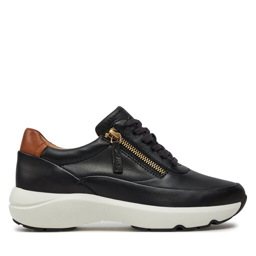 Снікерcи Clarks Tivoli Zip 26176648 Чорний | evzuttya.com.ua