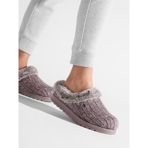 Pantuflas Skechers Ice Angel 31204 MVE Violeta zapatos.es