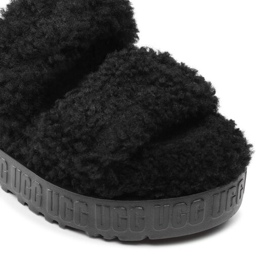 Kapcie Ugg W Oh Fluffita 1120876 Czarny | eobuwie.com.pl