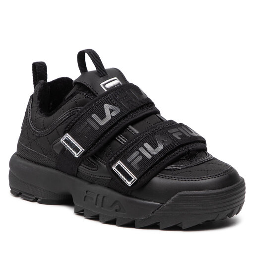 Sneakersy Fila Disruptor Straps Q Wmn 1011406.11X Black Silver