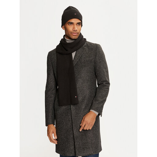 A_M⭐︎ Zestaw Szalik i Czapka Tommy Hilfiger Flag Pima Cotton Beanie