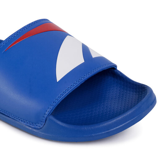Reebok white store slides