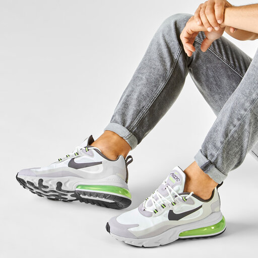 nike air max 270 react summit white electric green
