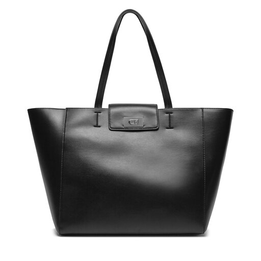 Borsetta Calvin Klein Ck Push Medium Shopper K60K612148 Nero