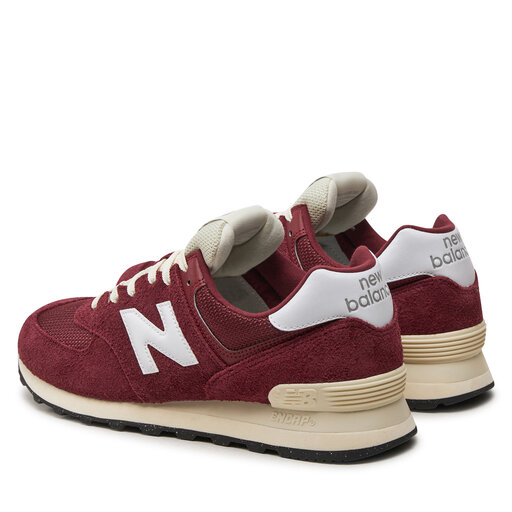 Sneakers New Balance U574RBK Dunkelrot eschuhe