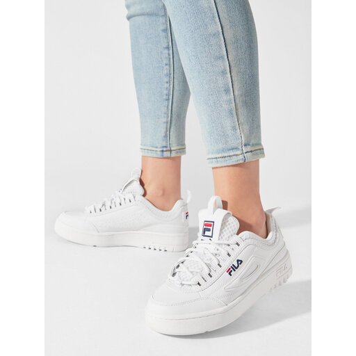 Sneakersy Fila Fx Disruptor Wmn 1011386.1FG White eobuwie .pl