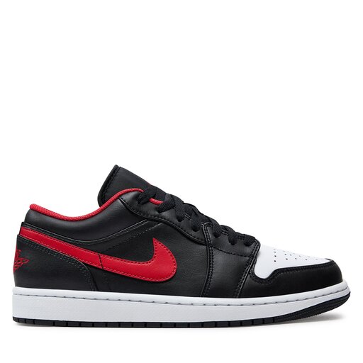 Buty sportowe Air Jordan 1 LOW Black/Fire Red/White - 553558