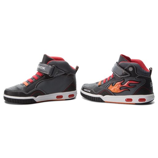 Sneakers Geox Gregg C J8447C 0BC14 C0048 D Black/Red • Www.zapatos.es