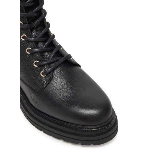 Schnürschuhe Tommy Hilfiger Th Plaque Pebble Lace Boot Warm - Main Image