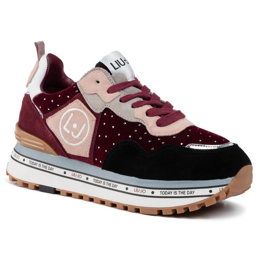 Сникерсы Liu Jo Maxi Alexa BXX051 PX066 Bordeaux S1703 • Eobuv.com