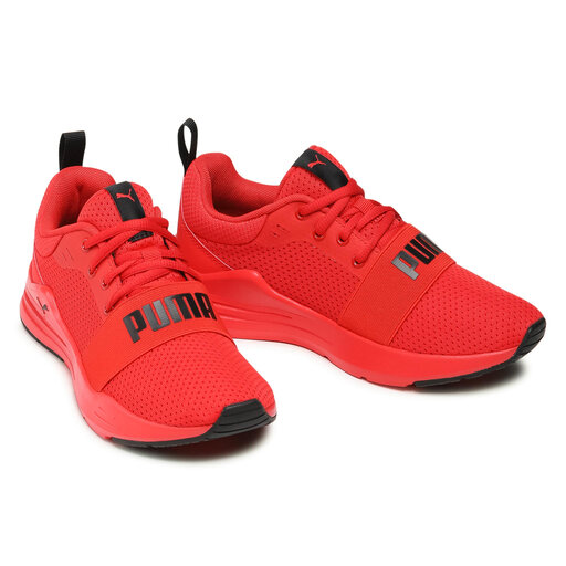 c Puma Wired Run Jr 374214 05 High Risk Red Puma Black