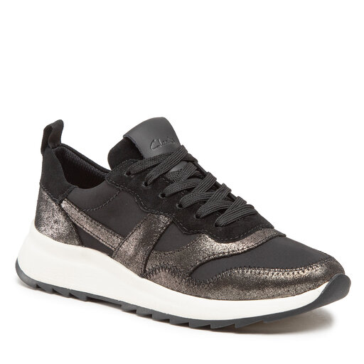 Снікерcи Clarks DashLite Jazz 261690514 Чорний | evzuttya.com.ua