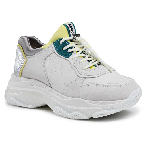 Derivation rådgive lørdag Sneakers Bronx Baisley 66167C-A Off White/Yellow/Teal 3432 | www.eskor.se