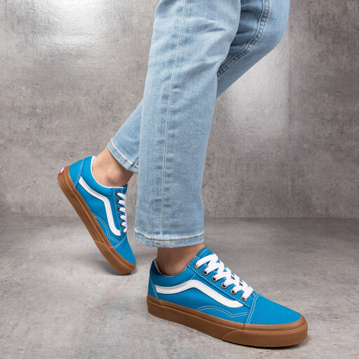 Vans old skool deals olympian blue gum sole