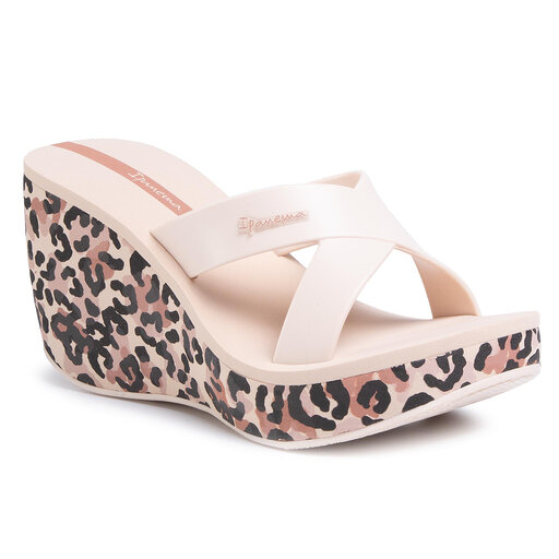 Mules sandales de bain Ipanema Lipstick Straps VI Fem 82856 Beige chaussures