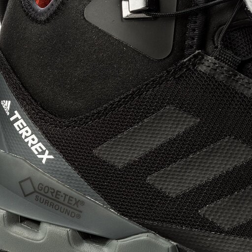 Trekkingschuhe adidas Terrex Fast Mid Gtx Surrou GORE TEX BB0948 Schwarz eschuhe