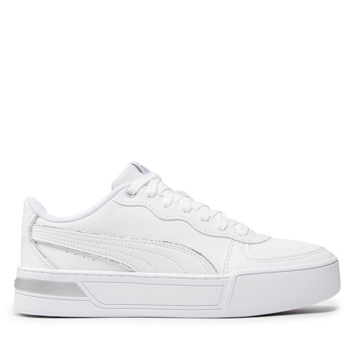 Laisvalaikio batai Puma Skye Metallic 374797 01 Puma White/White/Puma  Silver • Www.eavalyne.lt