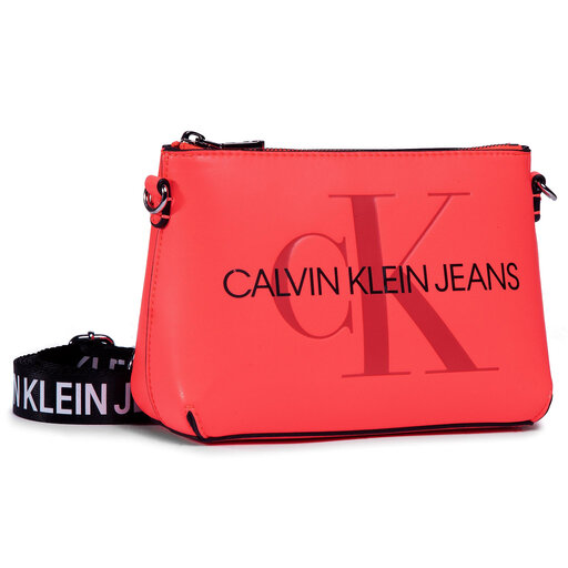 Handtasche Calvin Klein Jeans Camera Pouch K60K607199 Rosa eschuhe