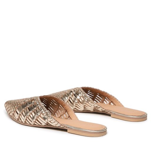 Leather Mules Dolce Vita Baez Woven Mule Buy Gold Leather Slip-On
