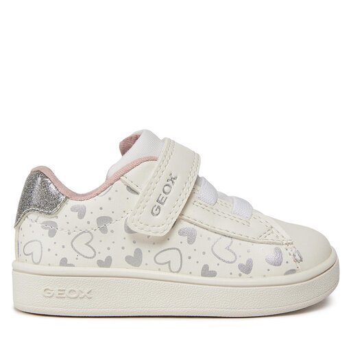 Scarpe Geox Eclyper Girl - Scarpette Da Ginnastica Per Bimba Con Chiusura A Gancio