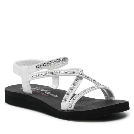 White sparkle skechers sale